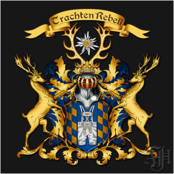 Das Wappen des Unternehmens Trachtenrebell